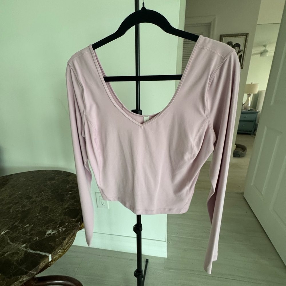 Lululemon Athletica align  Lavender Long Sleeve Top